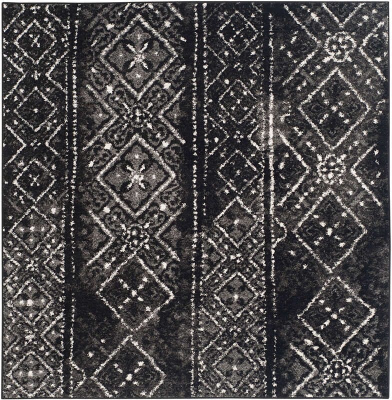 Safavieh Adirondack Adr111C Black / Silver Area Rug