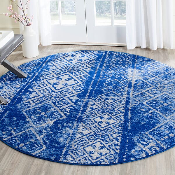 Safavieh Adirondack Adr111F Silver / Blue Area Rug