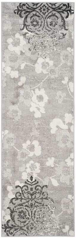 Safavieh Adirondack Adr114B Silver / Ivory Damask Area Rug