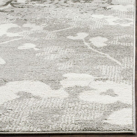 Safavieh Adirondack Adr114B Silver / Ivory Damask Area Rug