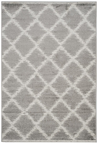 Safavieh Adirondack Adr120B Silver / Ivory Geometric Area Rug