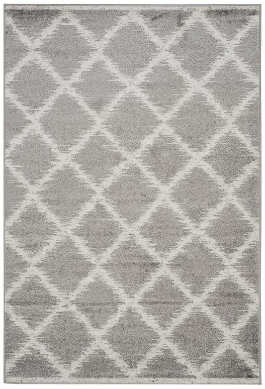 Safavieh Adirondack Adr120B Silver / Ivory Geometric Area Rug