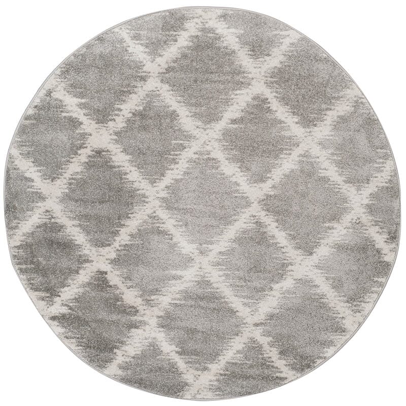 Safavieh Adirondack Adr120B Silver / Ivory Geometric Area Rug