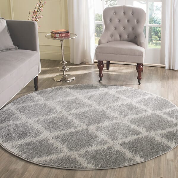 Safavieh Adirondack Adr120B Silver / Ivory Geometric Area Rug