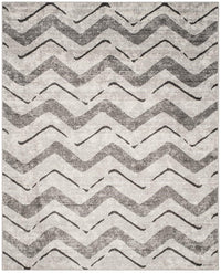 Safavieh Adirondack Adr121P Silver / Charcoal Chevron Area Rug