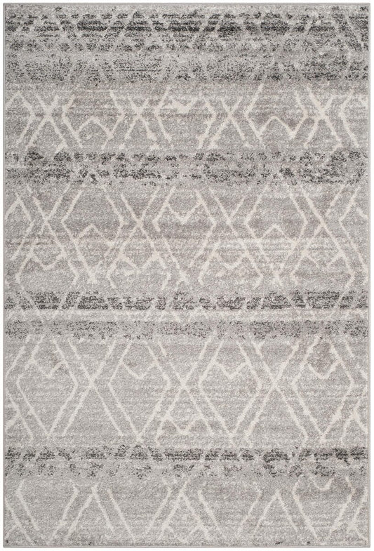 Safavieh Adirondack Adr124B Silver / Ivory Geometric Area Rug