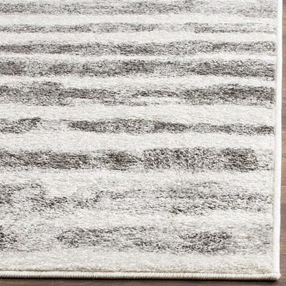 Safavieh Adirondack Adr126N Ivory / Charcoal Striped Area Rug