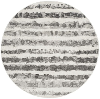 Safavieh Adirondack Adr126N Ivory / Charcoal Striped Area Rug