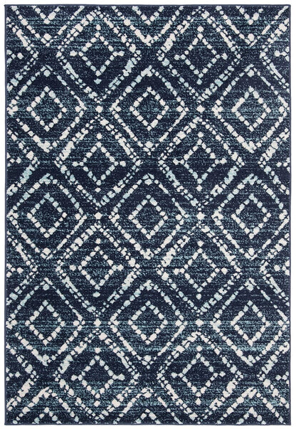 Safavieh Adirondack Adr131N Navy / Ivory Geometric Area Rug