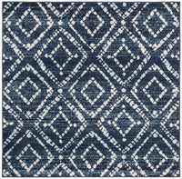 Safavieh Adirondack Adr131N Navy / Ivory Geometric Area Rug