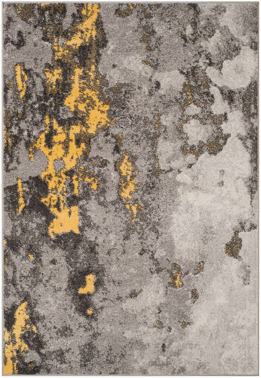 Safavieh Adirondack Adr134H Grey / Yellow Organic / Abstract Area Rug