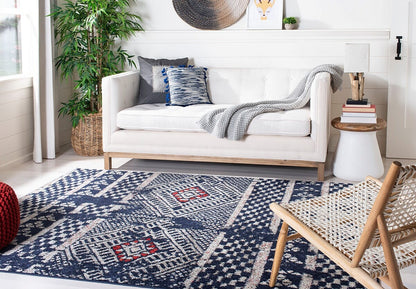 Safavieh Adirondack Adr202N Navy / Light Grey Southwestern Area Rug