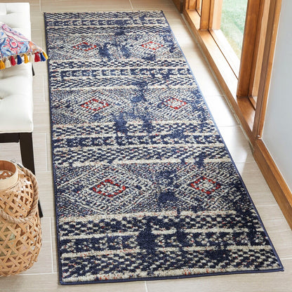 Safavieh Adirondack Adr202N Navy / Light Grey Southwestern Area Rug