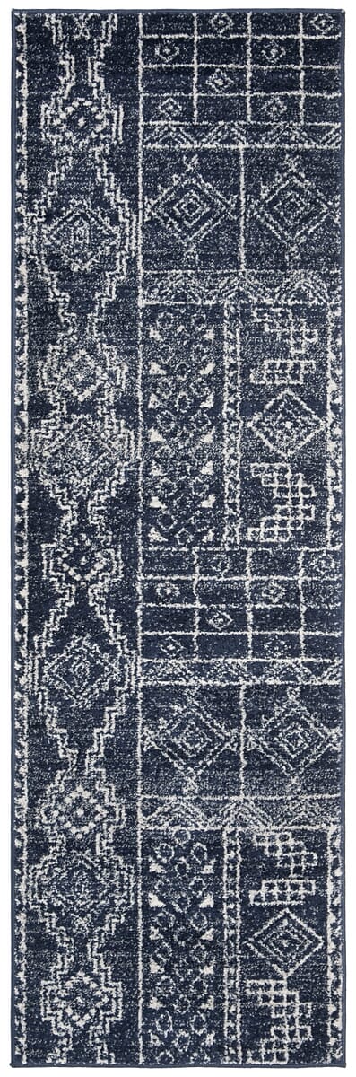 Safavieh Adirondack Adr206N Navy / Silver Moroccan Area Rug