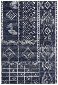 Safavieh Adirondack Adr206N Navy / Silver Moroccan Area Rug