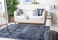 Safavieh Adirondack Adr206N Navy / Silver Moroccan Area Rug