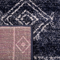 Safavieh Adirondack Adr206N Navy / Silver Moroccan Area Rug