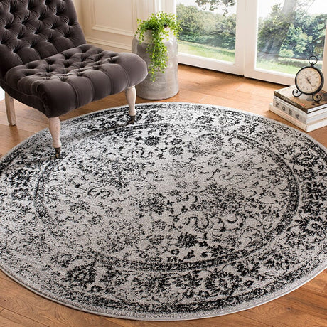 Safavieh Adirondack Adrw109B Grey / Black Rugs.