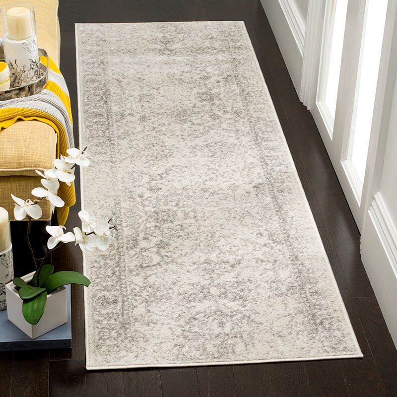 Safavieh Adirondack Adrw109C Ivory / Silver Vintage / Distressed Area Rug