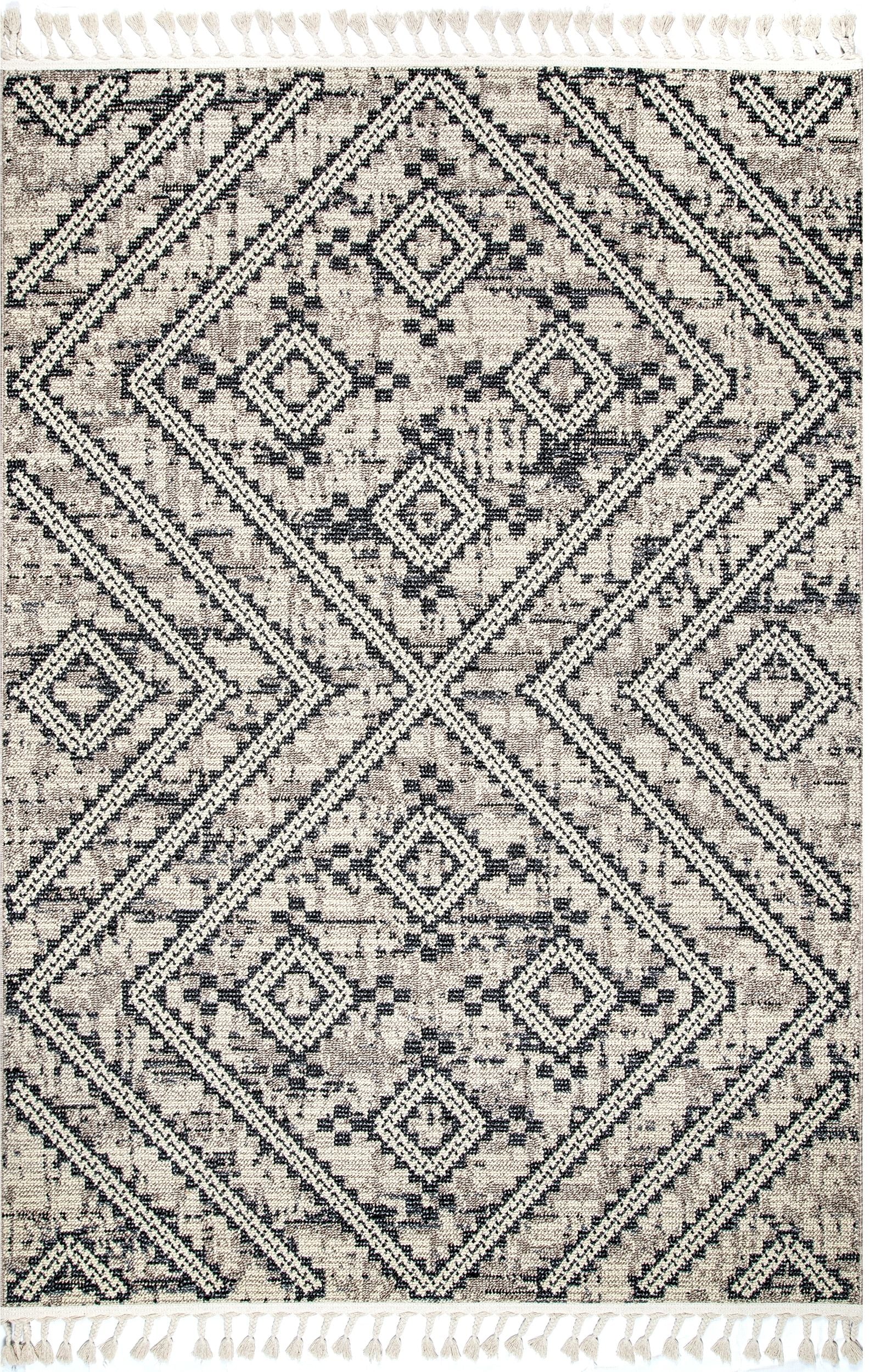 Nuloom Persephone Lattice Npe3393A Light Gray Area Rug