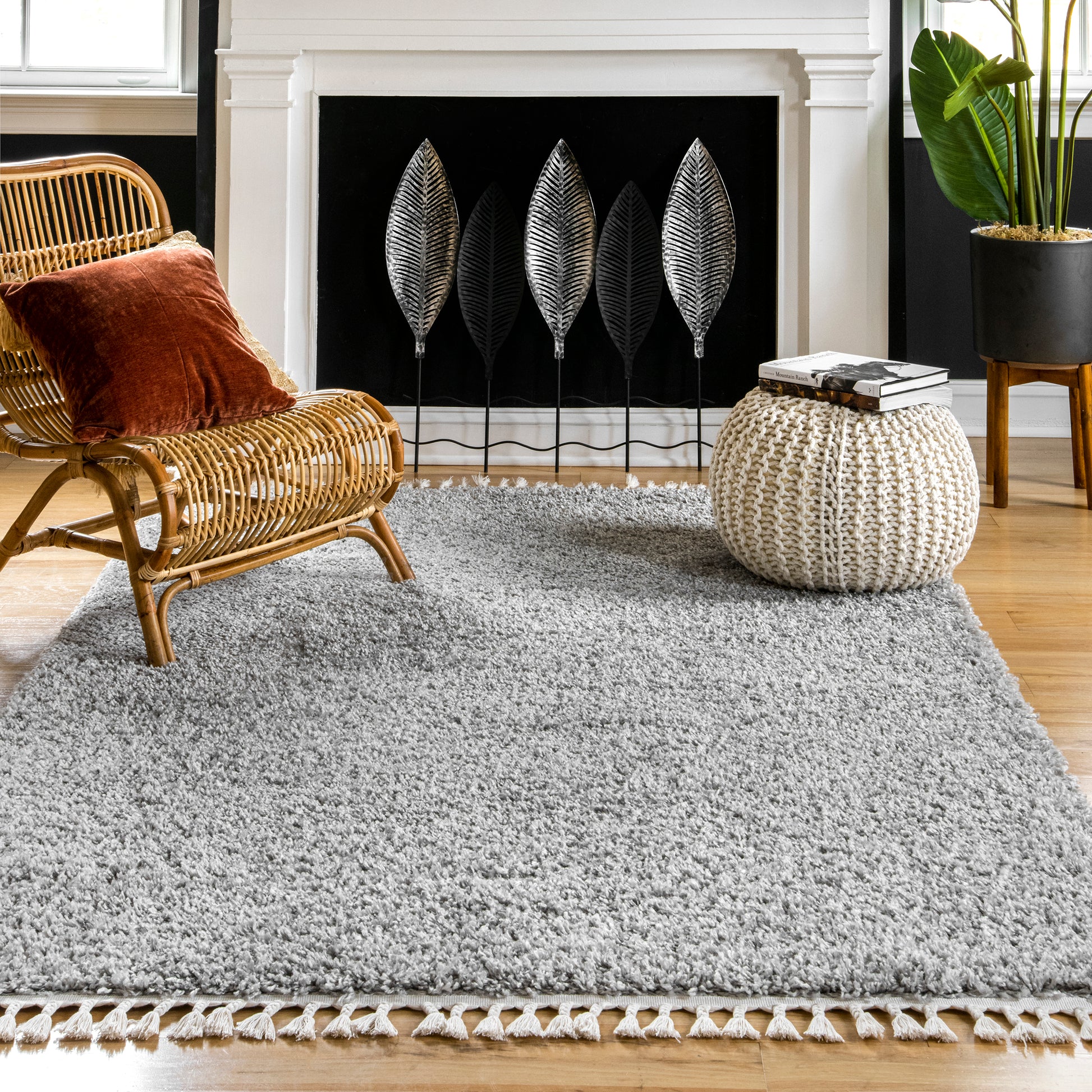 Nuloom Gelina Nge2291C Light Gray Area Rug