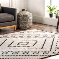 Nuloom Lara Diamond Nla1886A Beige Area Rug