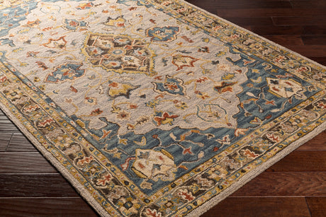 Surya Artemis Aes-2301 Dark Blue, Sage, Medium Gray, Ivory Rugs.