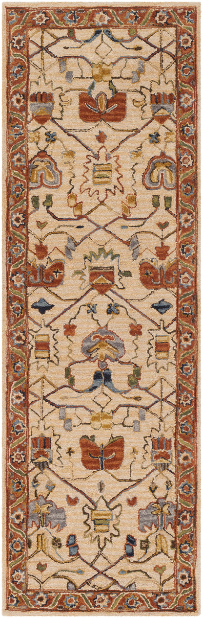 Surya Artemis Aes-2302 Clay, Navy, Denim, Dark Brown Area Rug