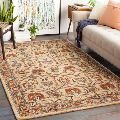 Surya Artemis Aes-2302 Clay, Navy, Denim, Dark Brown Area Rug