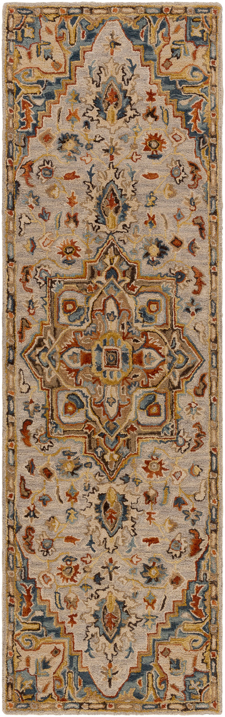 Surya Artemis Aes-2311 Clay, Burnt Orange, Denim, Medium Gray Rugs.