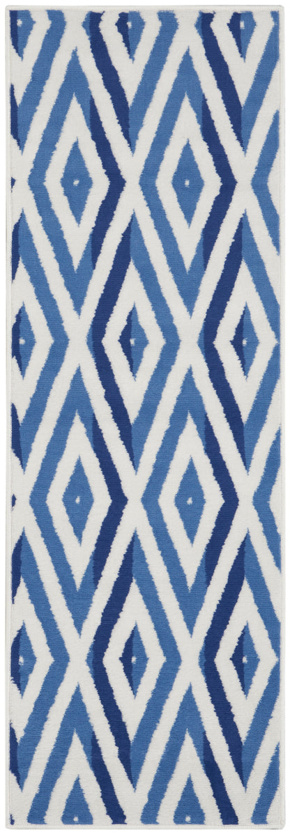 Nourison Whimsicle Whs04 Ivory Blue Area Rug