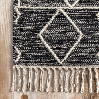 Nuloom Cassie Tribal Nca2065A Gray Area Rug