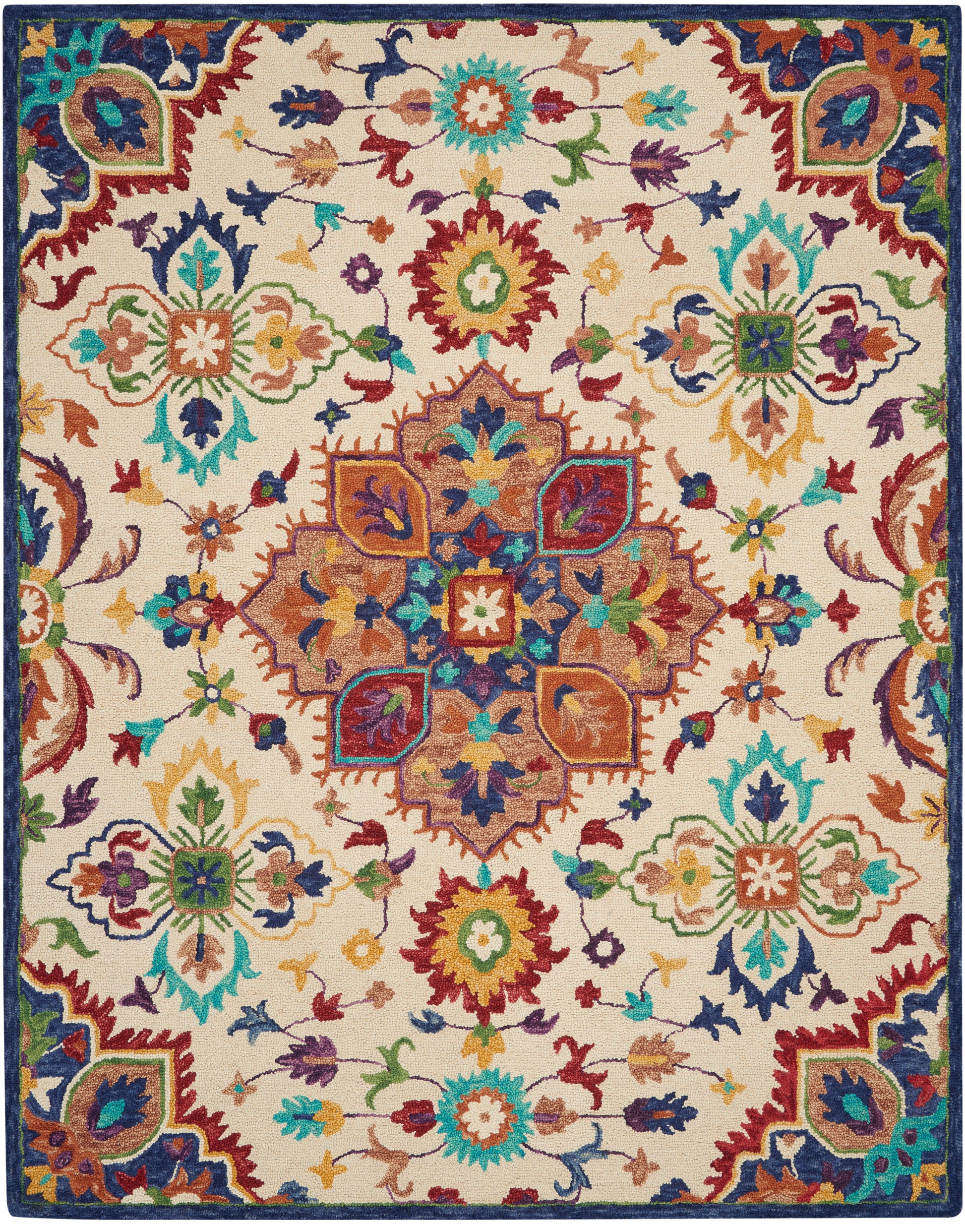 Nourison Bahari Bah01 Multicolor Area Rug