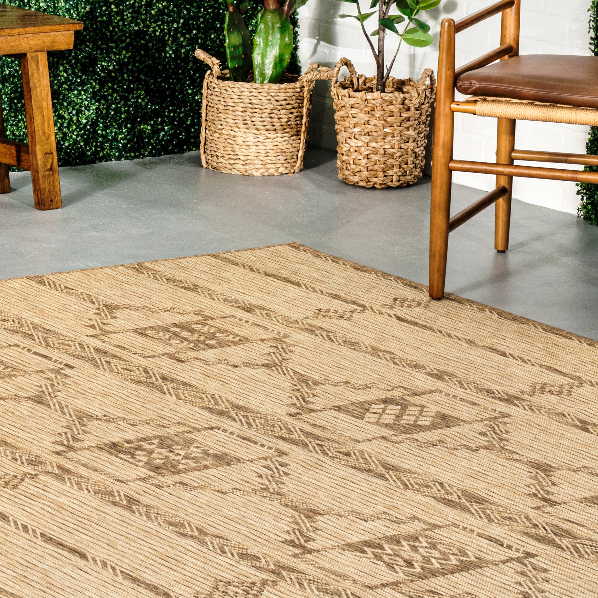 Nuloom Claudia Tribal Ncl1814A Beige Area Rug