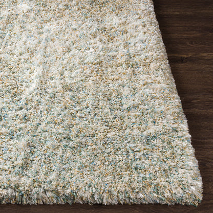 Surya Anaheim Ahm-2300 Sky Blue, Mint, White, Tan Area Rug