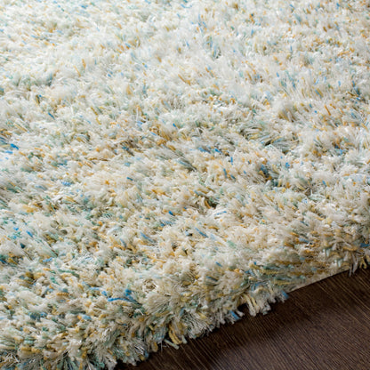 Surya Anaheim Ahm-2300 Sky Blue, Mint, White, Tan Area Rug