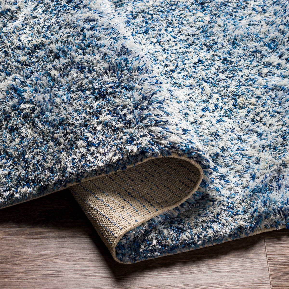 Surya Anaheim Ahm-2301 Denim, Light Gray, Navy, Bright Blue Area Rug