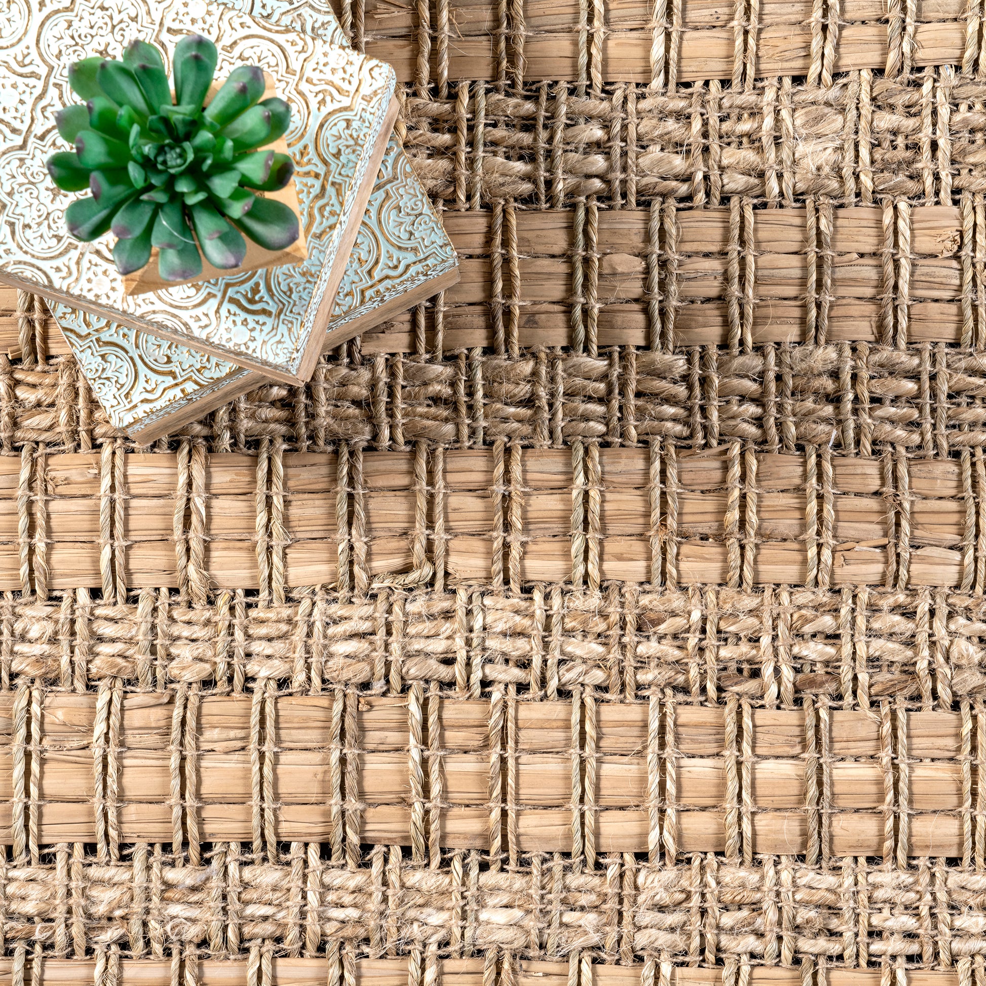 Nuloom Neha Seagrass And Straw Nne1426A Natural Area Rug