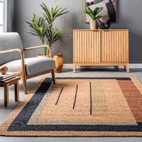 Nuloom Elouise Bordered Nel3435A Multi Area Rug