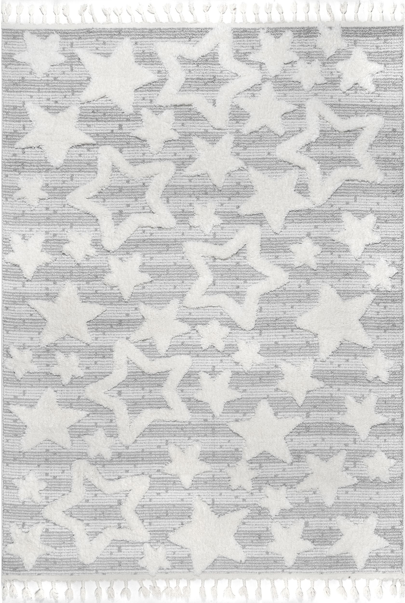 Nuloom Raven Stars Nra2935A Light Gray Area Rug