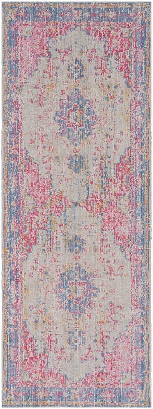 Surya Antioch Aic-2306 Violet, Bright Pink, Garnet Rugs.