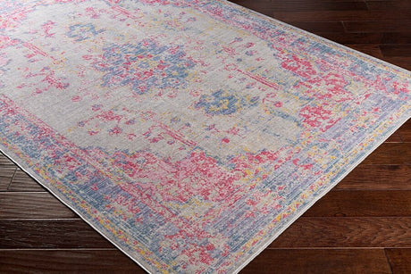 Surya Antioch Aic-2306 Violet, Bright Pink, Garnet Rugs.