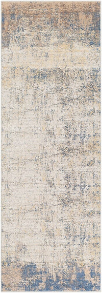 Surya Aisha Ais-2300 Sky Blue, Camel, Taupe, Mustard Organic / Abstract Area Rug