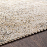 Surya Aisha Ais-2300 Sky Blue, Camel, Taupe, Mustard Organic / Abstract Area Rug