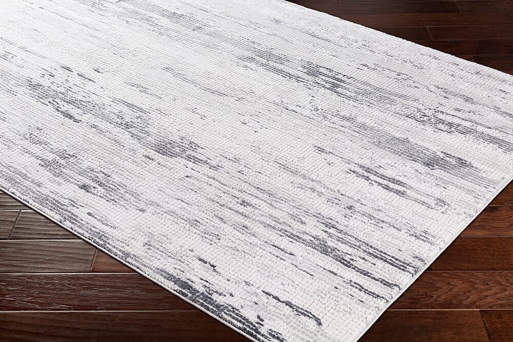 Surya Aisha Ais-2304 Medium Gray, Charcoal, Light Gray Organic / Abstract Area Rug