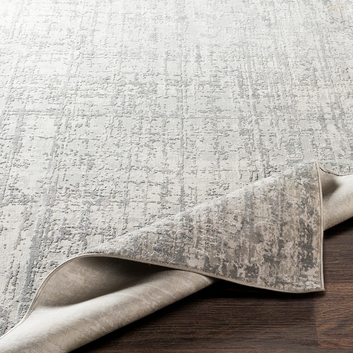 Surya Aisha Ais-2305 Light Gray, Medium Gray, White Rugs.