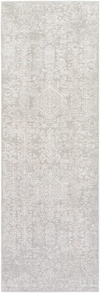 Surya Aisha Ais-2306 Light Gray, White Vintage / Distressed Area Rug