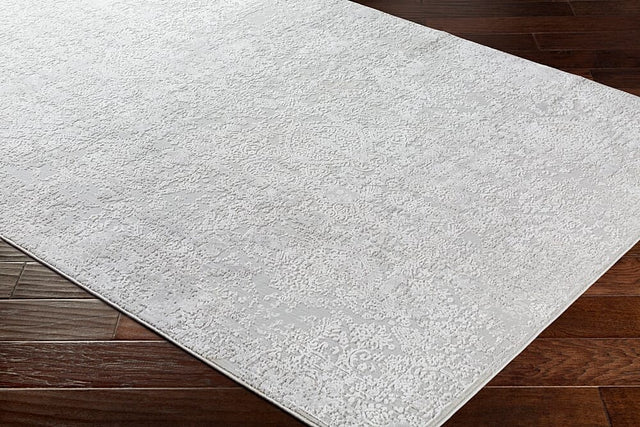 Surya Aisha Ais-2306 Light Gray, White Rugs.