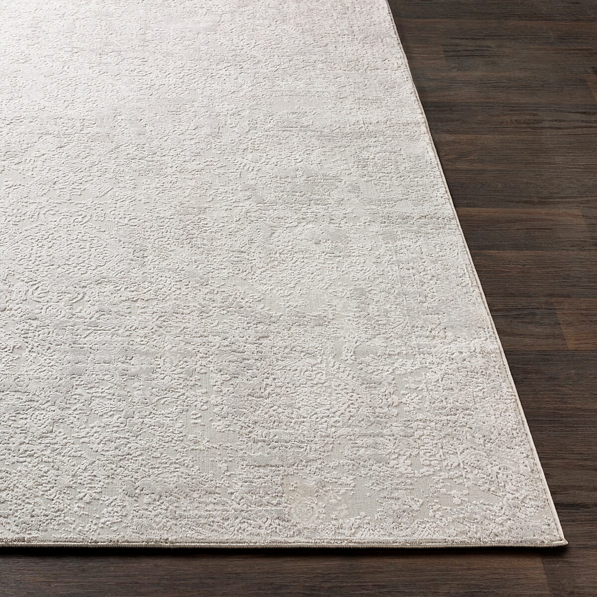 Surya Aisha Ais-2306 Light Gray, White Vintage / Distressed Area Rug