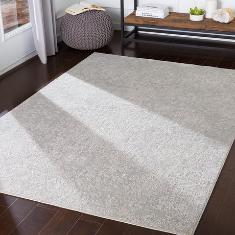 Surya Aisha Ais-2306 Light Gray, White Rugs.